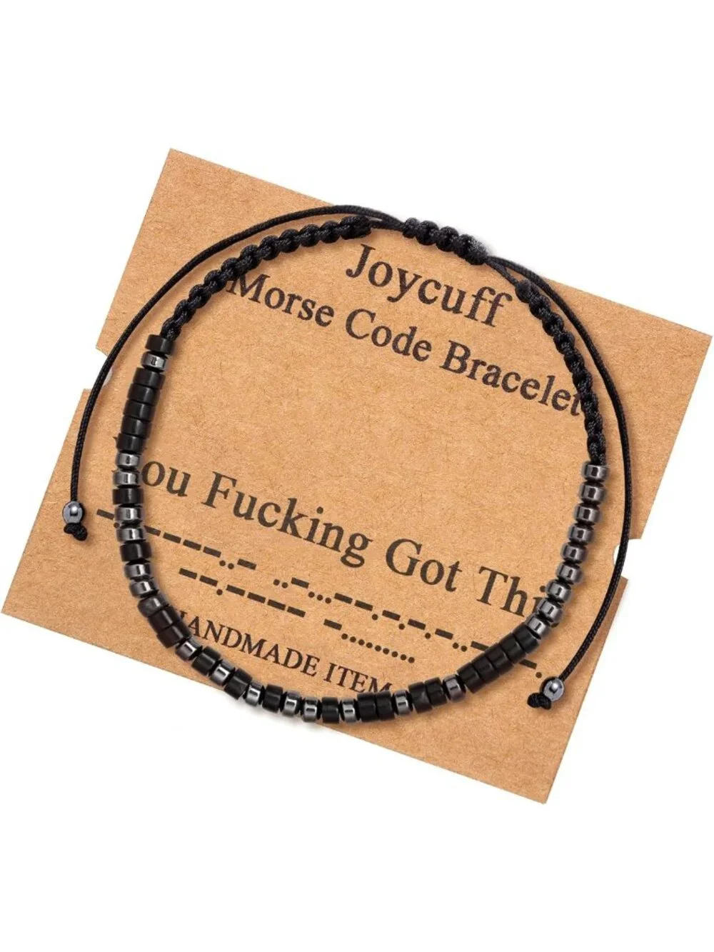 Inspirational Morse Code Bracelet for Women & Men - Perfect Gift for Mom, Dad